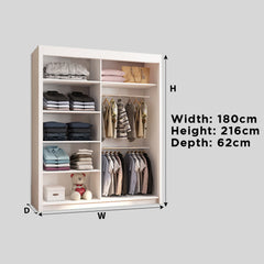 Vision Sliding Wardrobe in 120cm/150cm/180cm/203cm