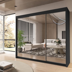 Chicago MODERN 2&3 Sliding Doors Wardrobe available in 90cm/100cm/120cm/150cm/180cm/203cm/250cm