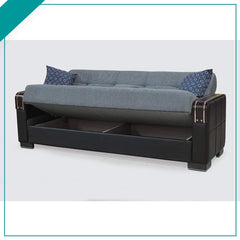 MALTA GREY 3+2 SOFA BED with Storage