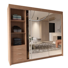 Chicago MODERN 2&3 Sliding Doors Wardrobe available in 90cm/100cm/120cm/150cm/180cm/203cm/250cm