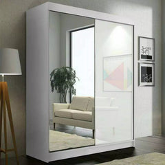 Vikas High Gloss Wardrobe 120cm/150cm/200cm/250cm