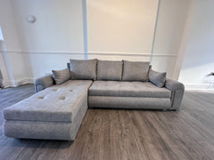 London Cornor L Shape Sofa Bed With Storage Space