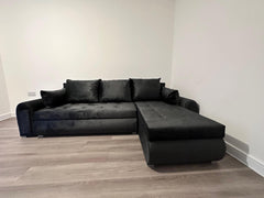 London Cornor L Shape Sofa Bed With Storage Space