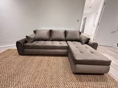 London Cornor L Shape Sofa Bed With Storage Space