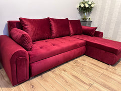 London Cornor L Shape Sofa Bed With Storage Space