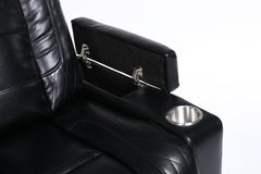 Orlando Electric Leather Sofa (Black, Grey ,Brown) /LED LIGHTS/WIRELESS CHARGER