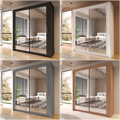 Chicago MODERN 2&3 Sliding Doors Wardrobe available in 90cm/100cm/120cm/150cm/180cm/203cm/250cm