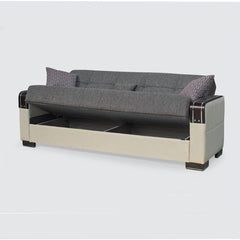 MALTA BROWN 3+2 SOFA BED with Storage