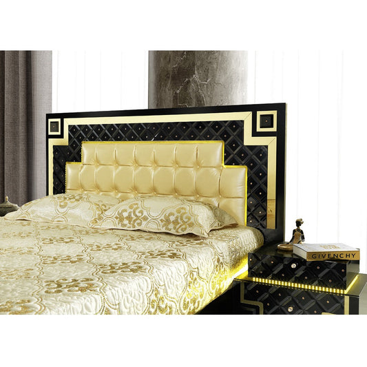 QUEEN BLACK BEDROOM SET