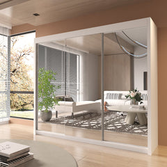 Chicago MODERN 2&3 Sliding Doors Wardrobe available in   90cm/100cm/120cm/150cm/180cm/203cm/250cm