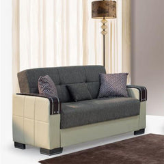 MALTA BROWN 3+2 SOFA BED with Storage