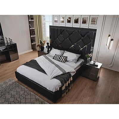 VENICE BLACK LUXURY BEDROOM SET