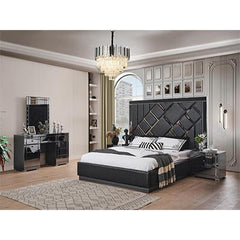 VENICE BLACK LUXURY BEDROOM SET