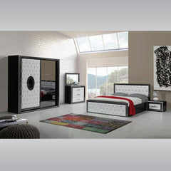 VIGAS BLACK&WHITE BEDROOM SET