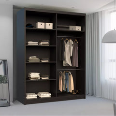 Chelsea Black Wardrobe 150cm/203cm