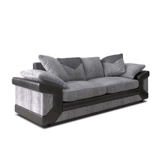 DINO BLACK/GREY SOFA SET