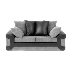 DINO BLACK/GREY SOFA SET