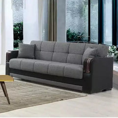 MALTA GREY 3+2 SOFA BED with Storage