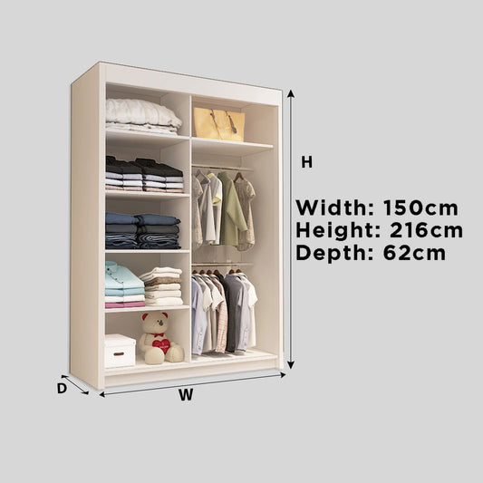 Rio Wardrobe 150cm/203cm