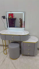 GENEVA CREAM DRESSING TABLE