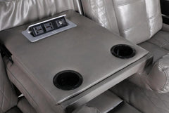 Orlando Electric Leather Sofa (Black, Grey ,Brown) /LED LIGHTS/WIRELESS CHARGER