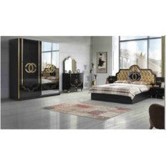 CHARLIE BLACK BEDROOM SET