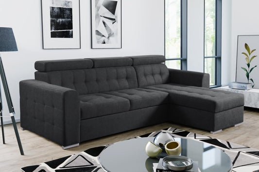 Luca Cornor L Shape Sofa Bed With Storage Space (UNIVERSAL)