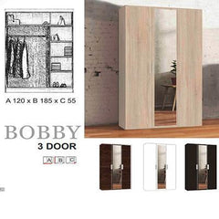 Bobby 3 Door Wardrobe